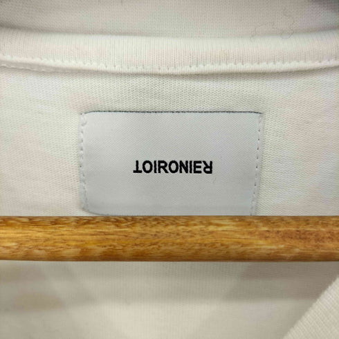 トワロニエ toironier ロゴプリントクルーネックS/S Tシャツ メンズ JPN:1